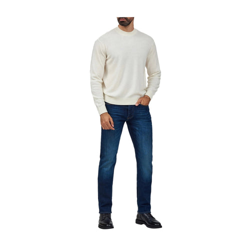 EMPORIO ARMANI Pullover Maglia Uomo Chevron a girocollo Bianco A24 - EMPORIO ARMANI6D1MXN1MKCZ - F112 - S - Francavilla Moda